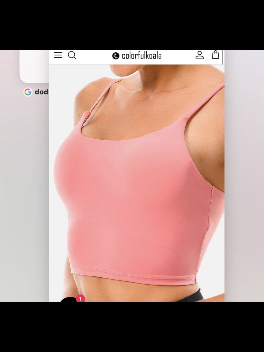 Colorfulkoala Pink Seamless Cropped Tank